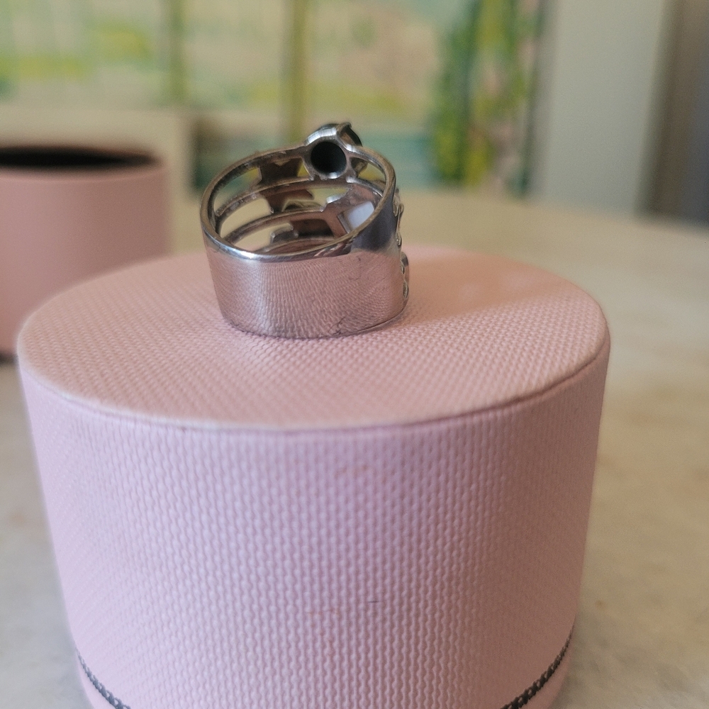 TOUS Join ring in sterling silver and gems - Picture 3 of 6